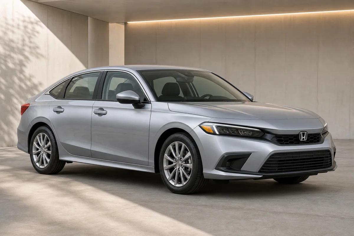 2024 Honda Civic Sedan, AI-generated representative illustration