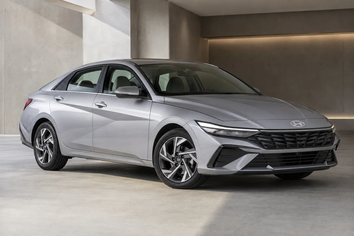 2024 Hyundai Elantra, AI-generated representative illustration