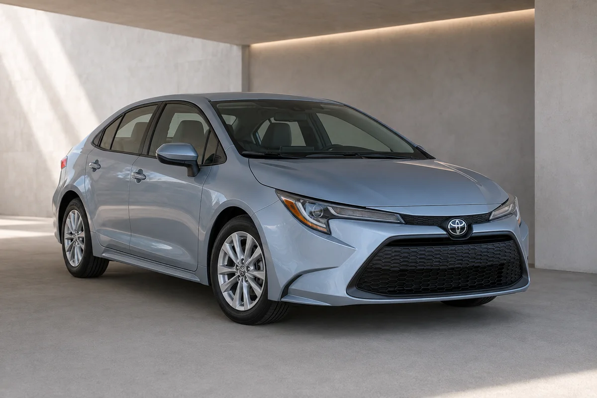 2024 Toyota Corolla, AI-generated representative illustration